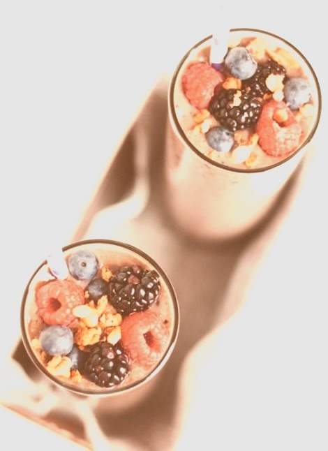 Triple Berry Oat Smoothie