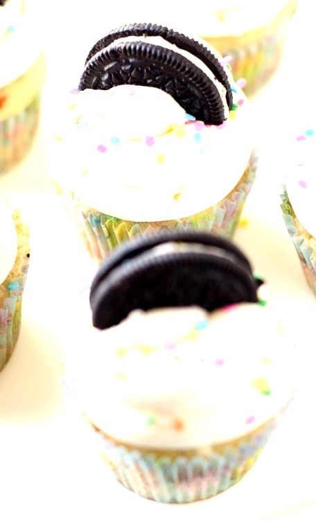 Funfetti Birthday Cake Oreo Cupcakes