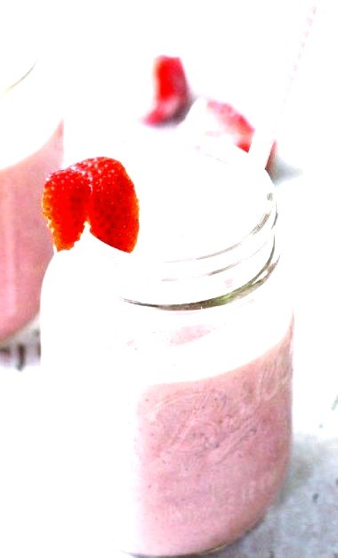 Frozen Strawberry and Almond Smoothie Healthy Recipe Ecstasy
